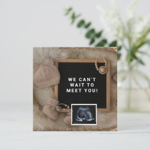 Pregnancy Announcement Baby Welcoming card, Gender