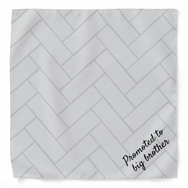 Pregnancy Announcement Brother Dog Bandana (Front)