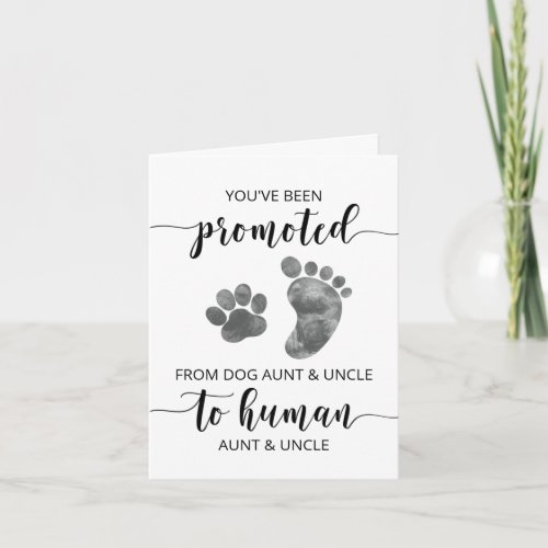 Pregnancy Announcement Card to Sister and Brother