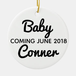 Pregnancy Announcement Christmas Ornament