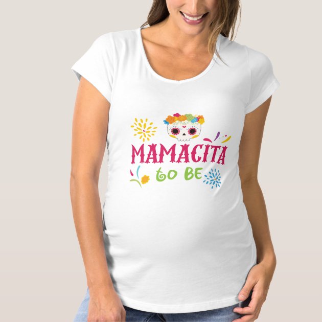 Granna to be pregnancy reveal t-shirt Ladies white T-Shirt with two baby feet.