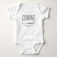 Pregnancy Announcement Coming Soon Bodysuit