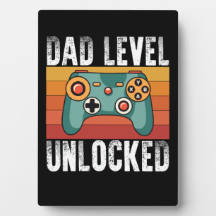 Pregnancy Announcement Dad Level Unlocked New Dad Plaque