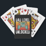 Pregnancy Announcement Dad Level Unlocked New Dad Poker Cards<br><div class="desc">1</div>