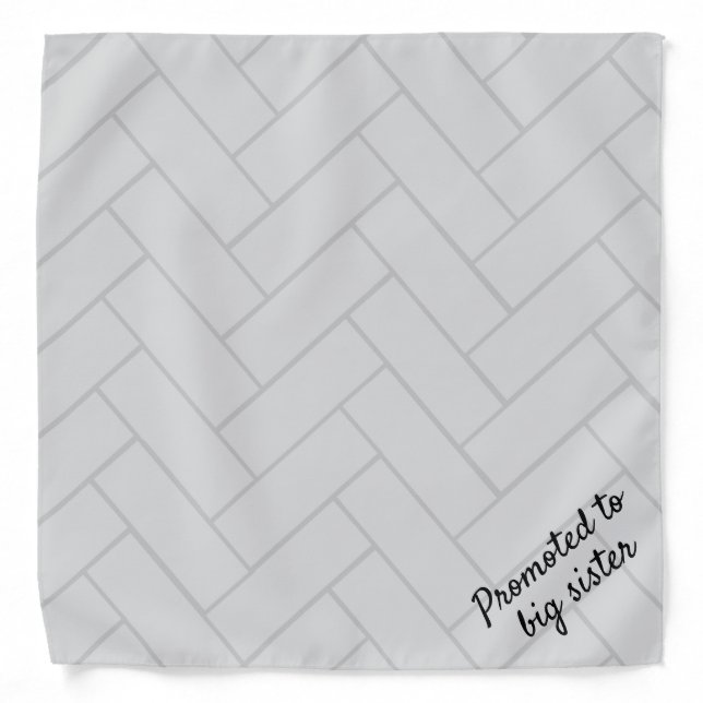 Pregnancy Announcement Dog Bandana Sister (Front)