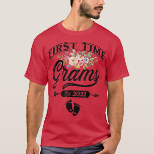 Pregnancy Announcement First Time grams Est  T-Shirt