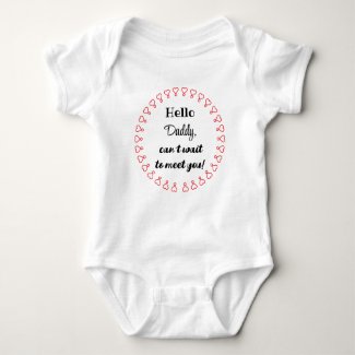 Pregnancy Announcement for Dad To Be, Hello Daddy