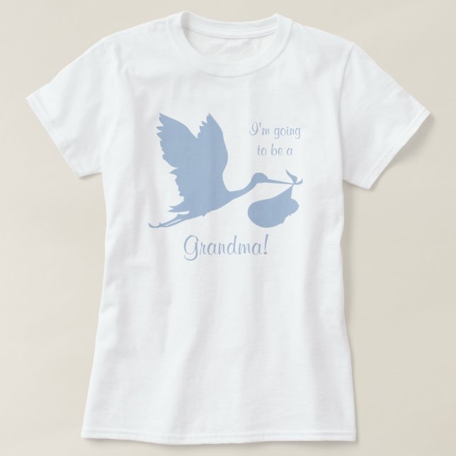 Pregnancy Announcement for Grandma T-Shirt (Design Front)