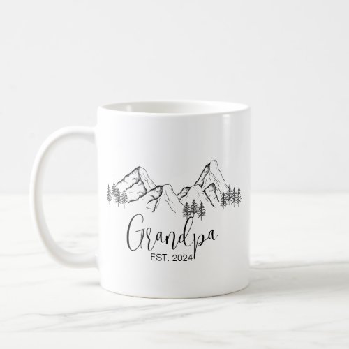 Pregnancy Announcement For Grandparents Coffee Mug