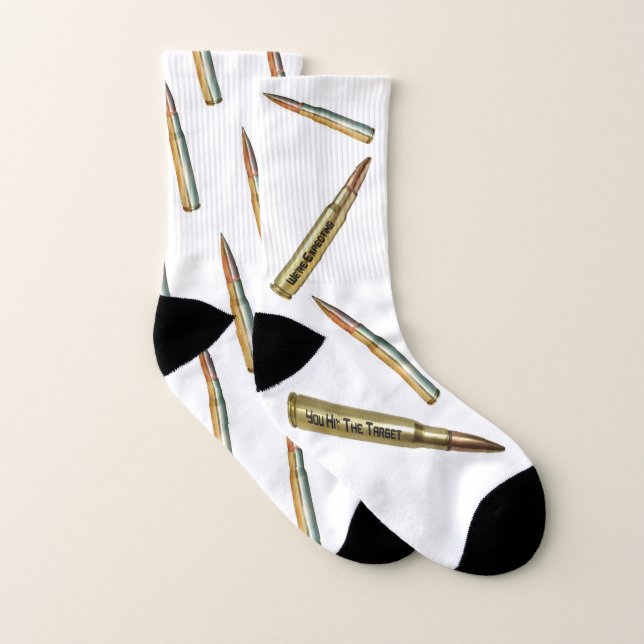 Pregnancy Announcement for Gun Enthusiast Socks (Pair)