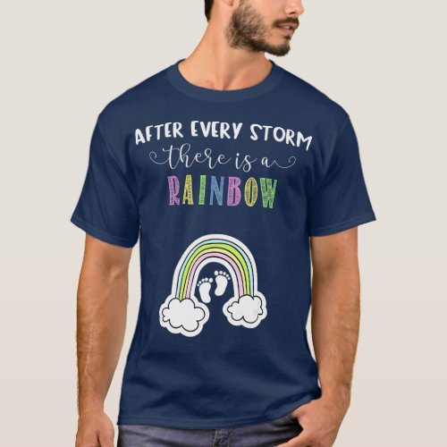 Pregnancy Announcement for Rainbow Baby After T_Shirt