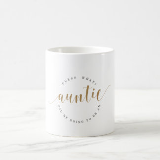 Pregnancy Announcement for sister auntie! Coffee Mug