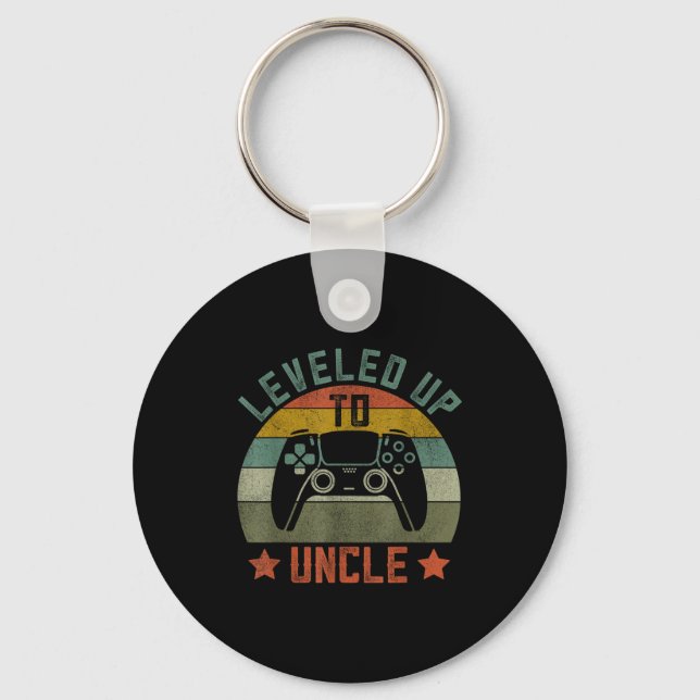 Pregnancy Announcement Gamer Apparel, Funny New Un Keychain (Front)