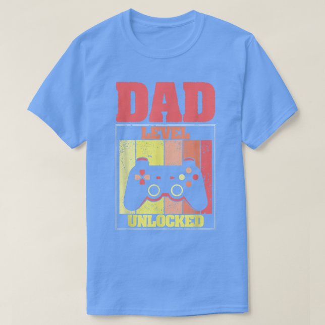 Pregnancy Announcement Gender Reveal New Dad Papa  T-Shirt (Design Front)