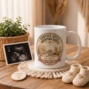 Pregnancy Announcement Gift for Aunt Coffee Mug