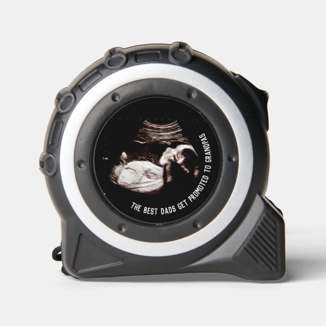Pregnancy Announcement Gift for Grandfather Tape Measure (Front)