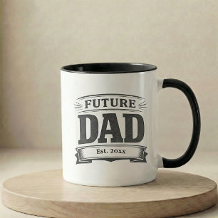 Pregnancy Announcement Gift Future Dad Mug
