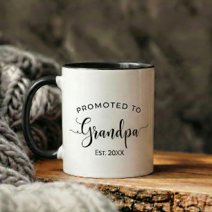pregnancy announcement gift grandpa mug