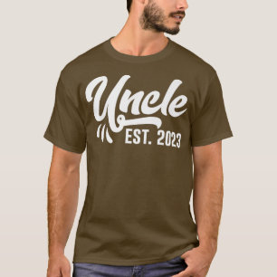 Pregnancy Announcement Gift Uncle Est 2023 Premium T-Shirt