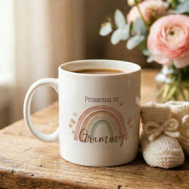 Pregnancy Announcement Grammy Gift Coffee Mug (Creator Uploaded)