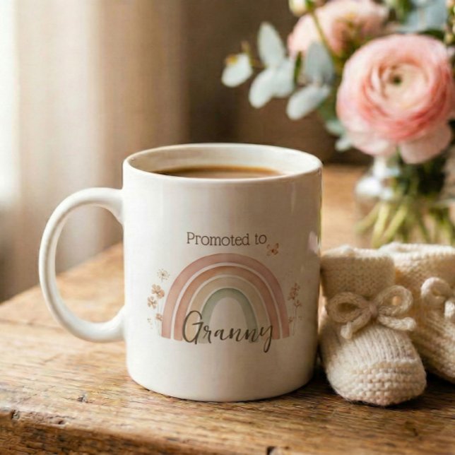Pregnancy Announcement Granny Gif Coffee Mug (Creator Uploaded)