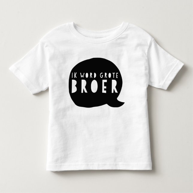 Pregnancy Announcement: I'm going to be a big brot Toddler T-shirt (Front)