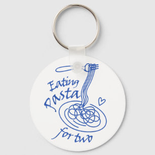 Pregnancy Announcement Italy Mom To Be Eating Past Keychain