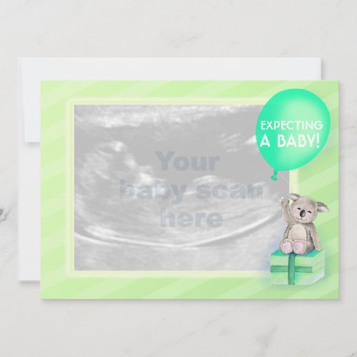 Pregnancy Announcement koala card