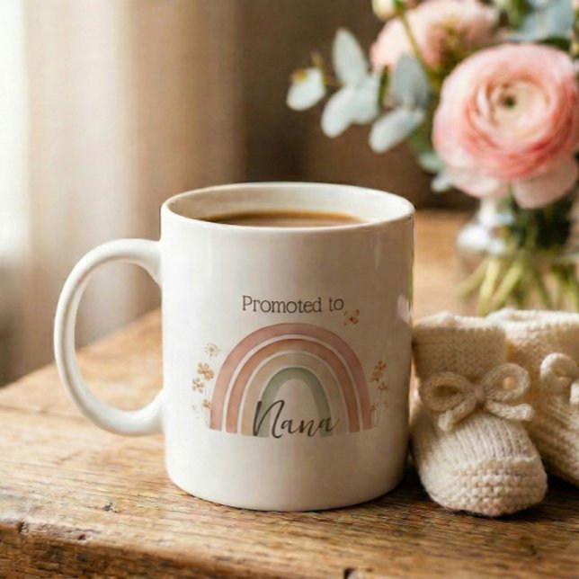 Pregnancy Announcement Nana Gift Coffee Mug (Creator Uploaded)