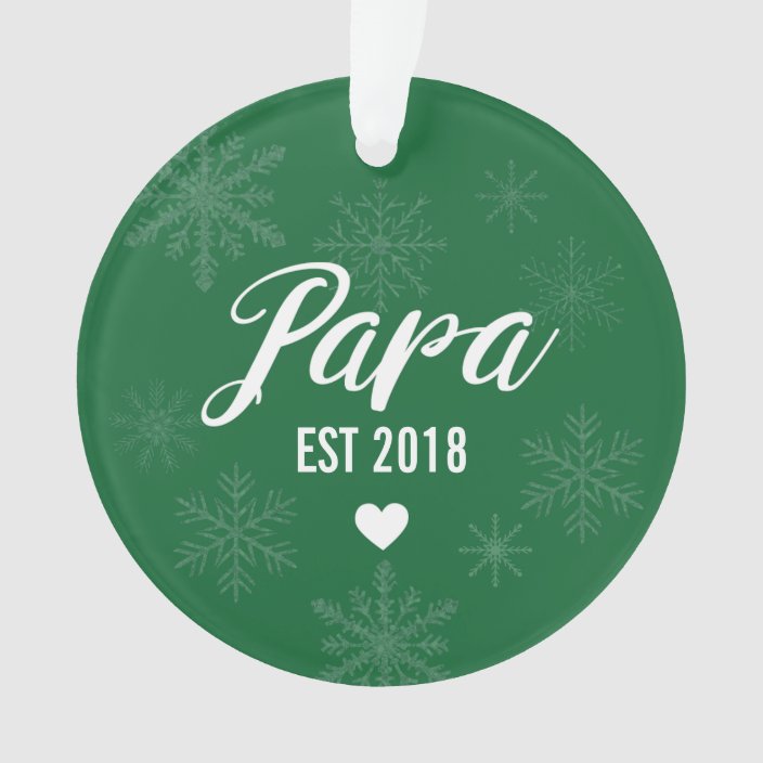 pregnancy announcement ornament