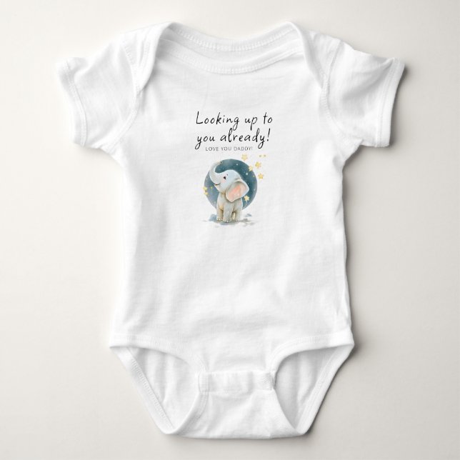 Pregnancy announcement partner baby bodysuit (Front)