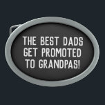 Pregnancy Announcement Promo Grandpa to be  Belt B Belt Buckle<br><div class="desc">Can be customized to suit your needs. © Gorjo Designs. Made for you via the Zazzle platform // Need help customizing your design? Got other ideas? Feel free to contact me (Zoe) directly via the contact button below.</div>