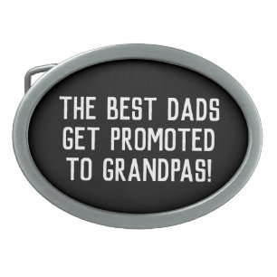 Pregnancy Announcement Promo Grandpa to be  Belt B Buckle