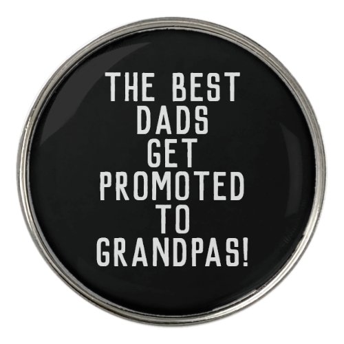 Pregnancy Announcement Promo Grandpa to be Gift Golf Ball Marker
