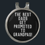 Pregnancy Announcement Promo Grandpa to be Gift  Golf Hat Clip<br><div class="desc">Fun design for Father's Day or pregnancy announcement.</div>