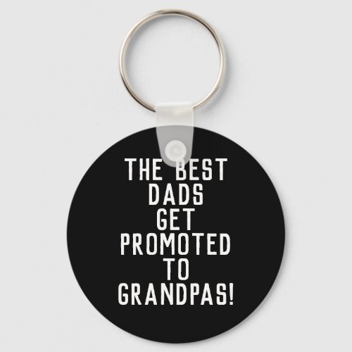 Pregnancy Announcement Promo Grandpa to be Gift Keychain