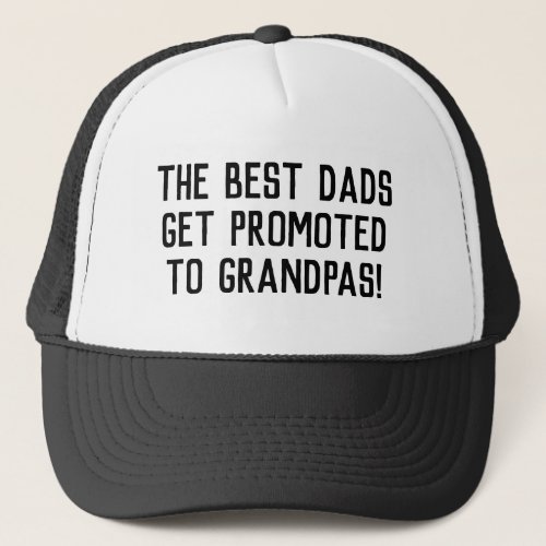 Pregnancy Announcement Promo Grandpa to be Trucker Hat