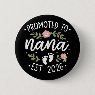 Pregnancy Announcement Promoted to Nana 2026  Button