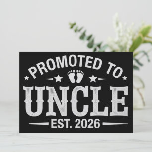 Pregnancy Announcement Promoted to Uncle est. 2026