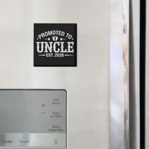 Pregnancy Announcement Promoted to Uncle est. 2026 Magnet