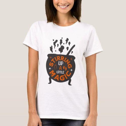 Pregnancy Announcement Reveal Funny Halloween Baby T_Shirt