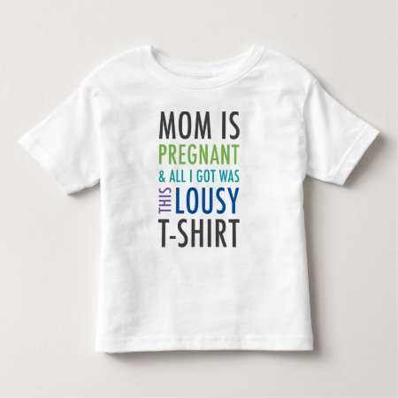 Pregnancy Announcement Shirt For Kids