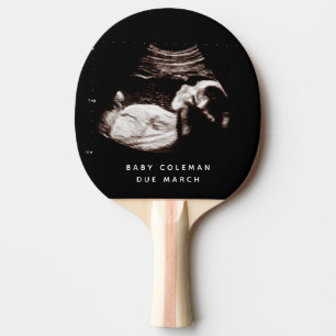 Pregnancy Announcement Sonogram Coming Soon Ping Pong Paddle