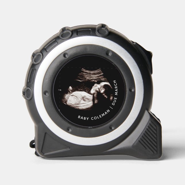 Pregnancy Announcement Sonogram Tape Measure (Front)