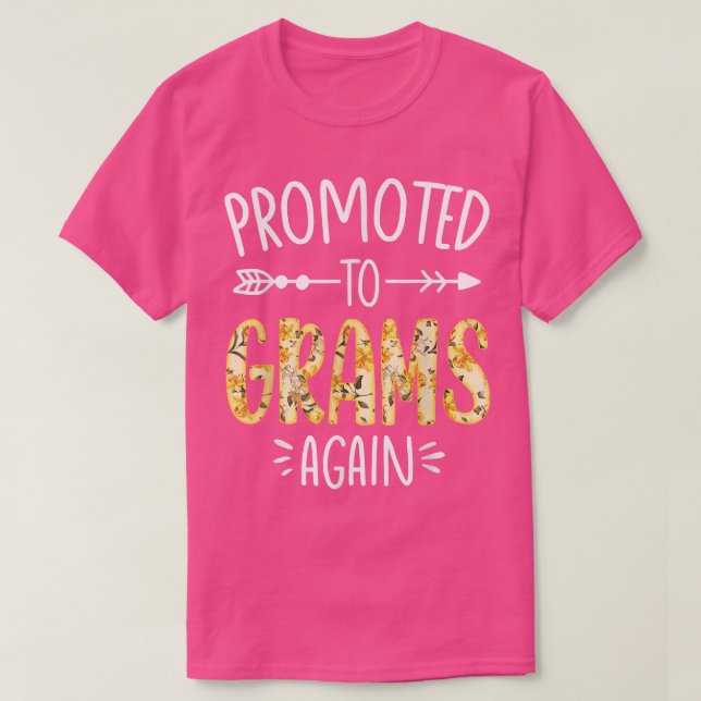 Pregnancy Announcement Soon To Be Grams Again Sun  T-Shirt (Design Front)