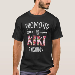 Pregnancy Announcement Soon To Be Kiki Again Flora T-Shirt