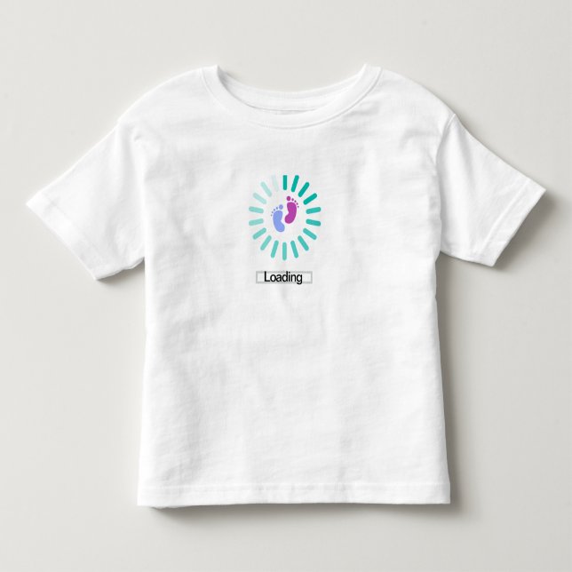 Pregnancy announcement  toddler t-shirt (Front)