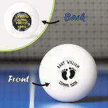 Pregnancy Announcement Ultrasound Baby Photo Ping Pong Ball<br><div class="desc">Surprise your loved ones with a unique pregnancy announcement! This personalized ping pong ball is a fun and creative way to share your exciting news. Whether you’re revealing the big news to family, friends, or your partner, this custom ball adds a playful twist to the moment. Customize it with your...</div>