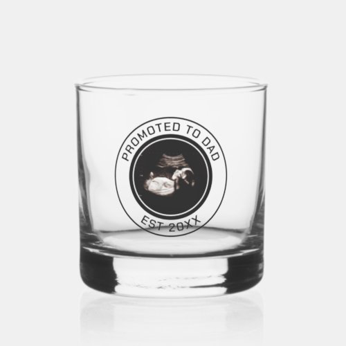 Pregnancy Announcement Whiskey Glass