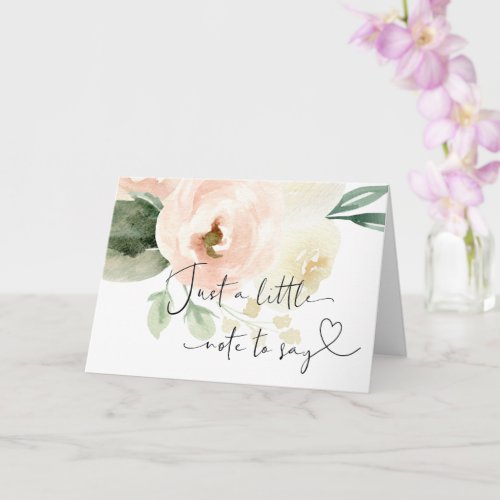 Pregnancy Baby Reveal For Family Pink Floral Card